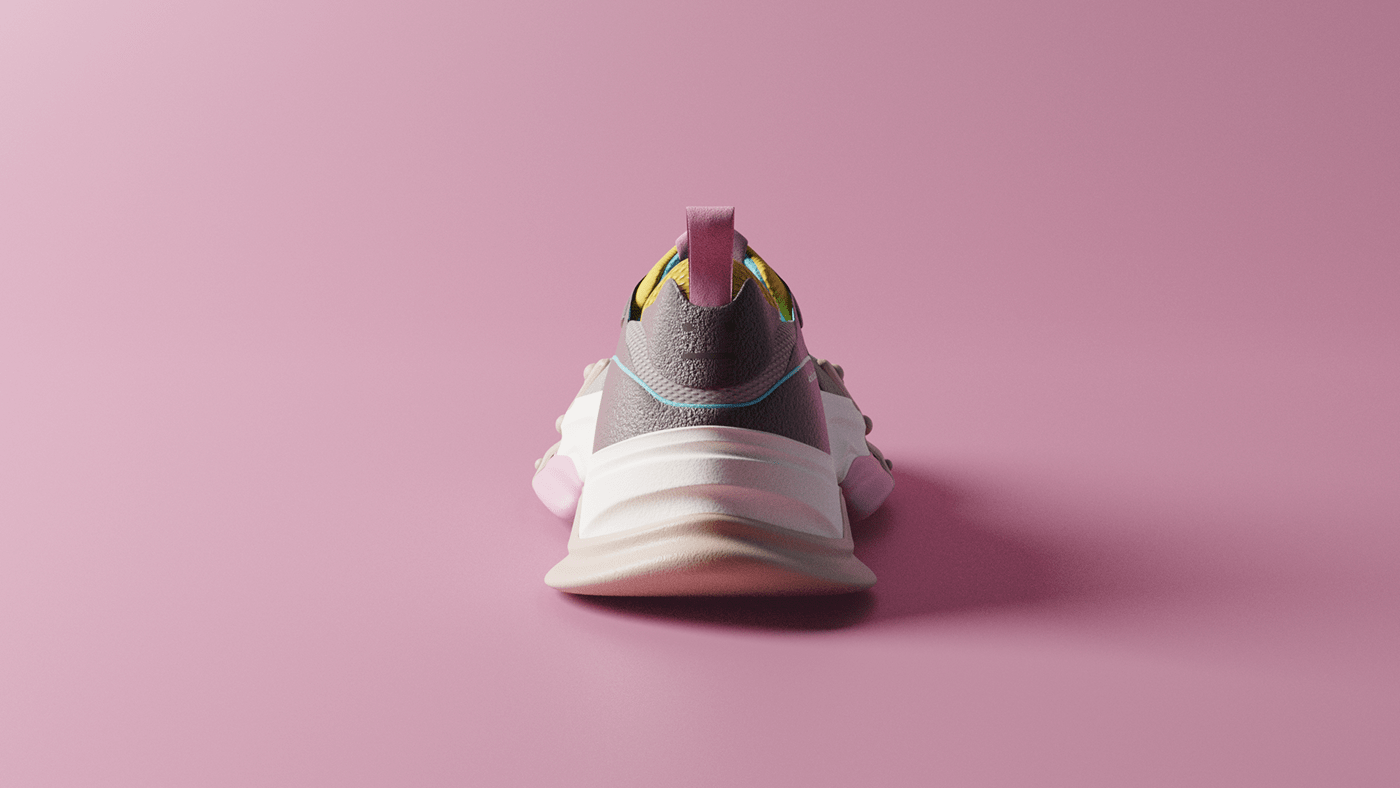 sneakers，fashion，modeling，Render，