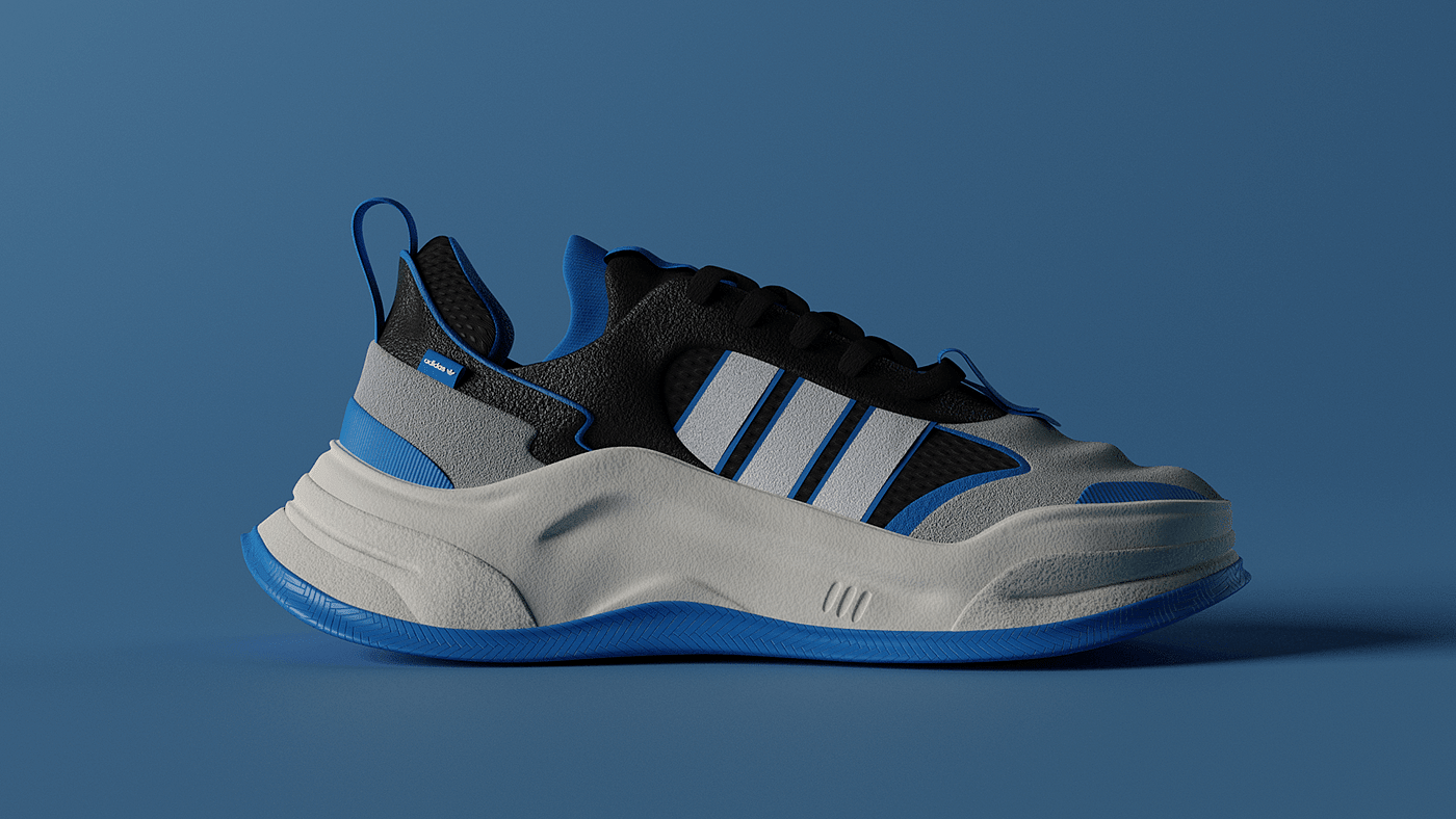 sneakers，fashion，modeling，Render，