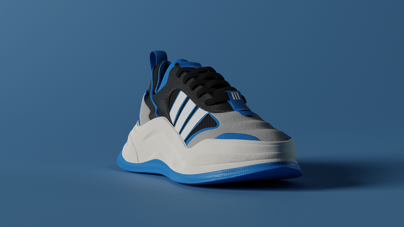 sneakers，fashion，modeling，Render，