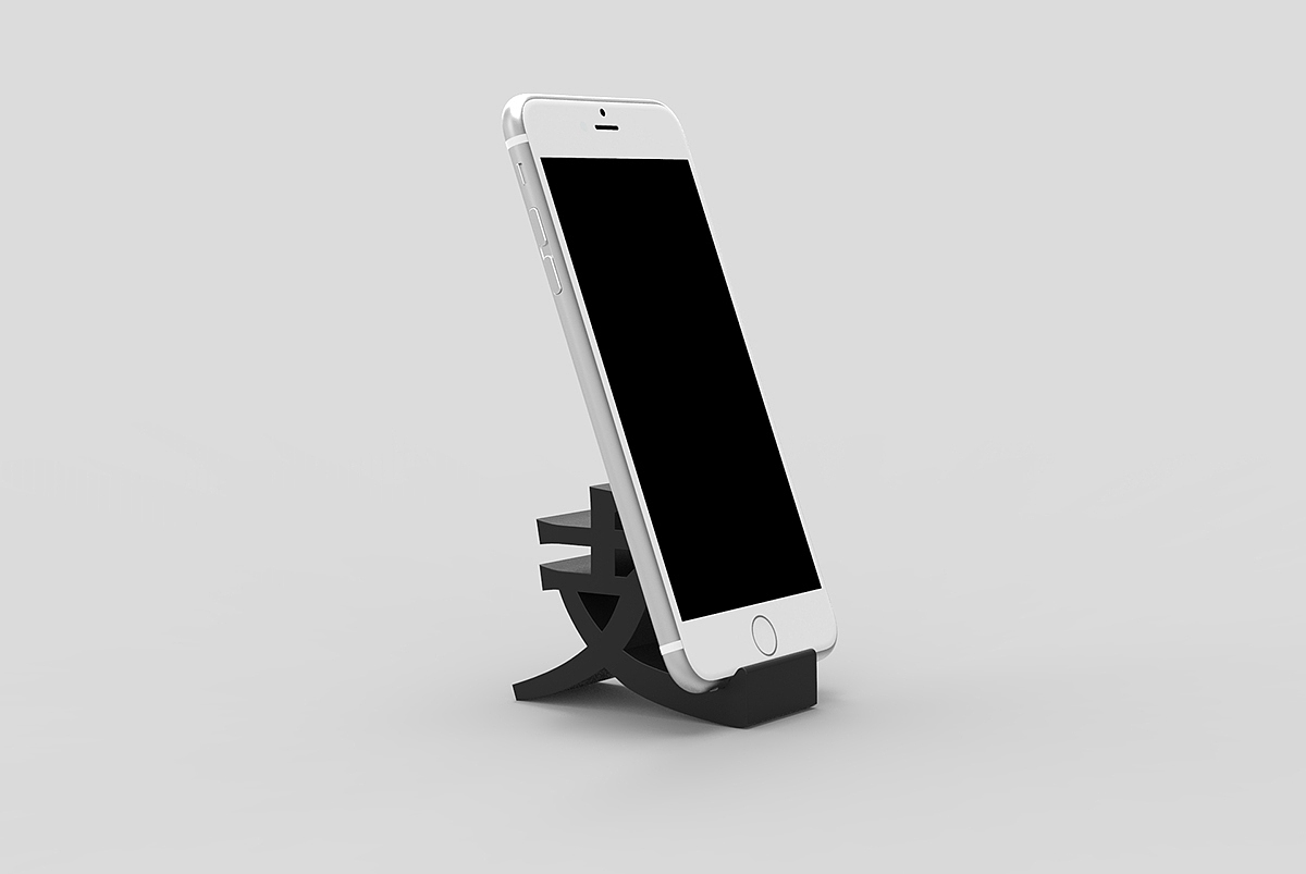 Mobile phone bracket，black，Japan，Symbol，