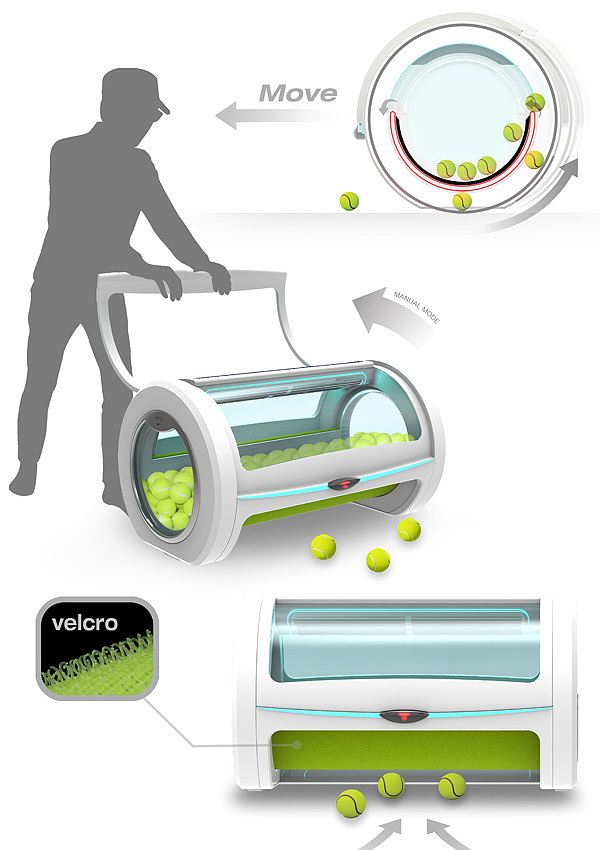 Tennis，machine，innovate，intelligence，motion，