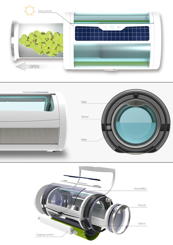 Tennis，machine，innovate，intelligence，motion，