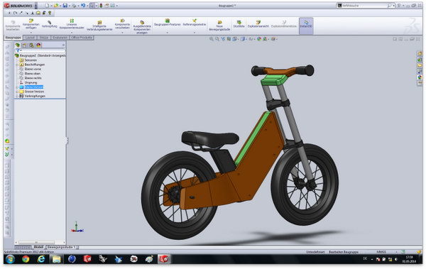 manual，Production process，originality，children，Bicycle，