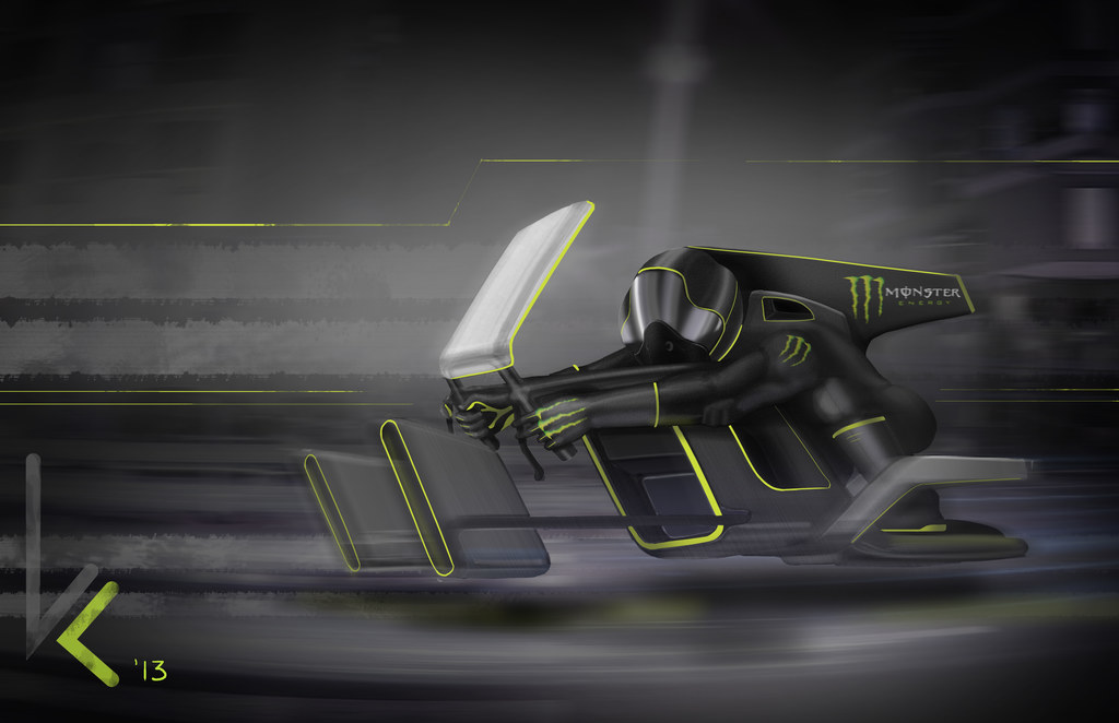 Concept Car，Motorcycle，Hand drawn，Rendering，