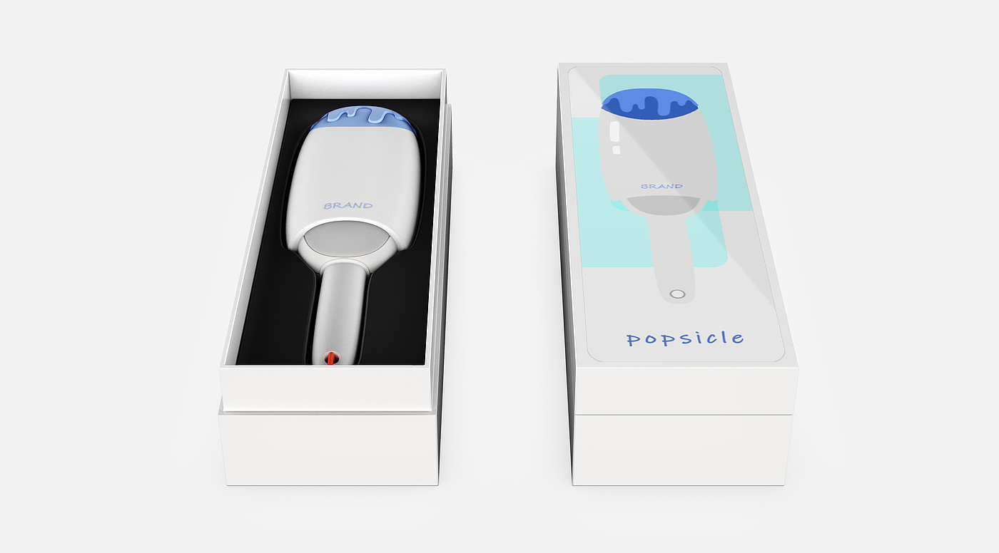 product design，Hair removal brush，ice cream，Ice cream，Emotionalization，