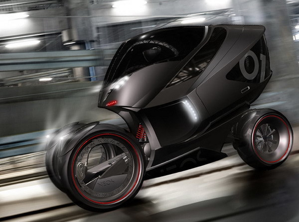 Concept Car，Motorcycle，Hand drawn，Rendering，