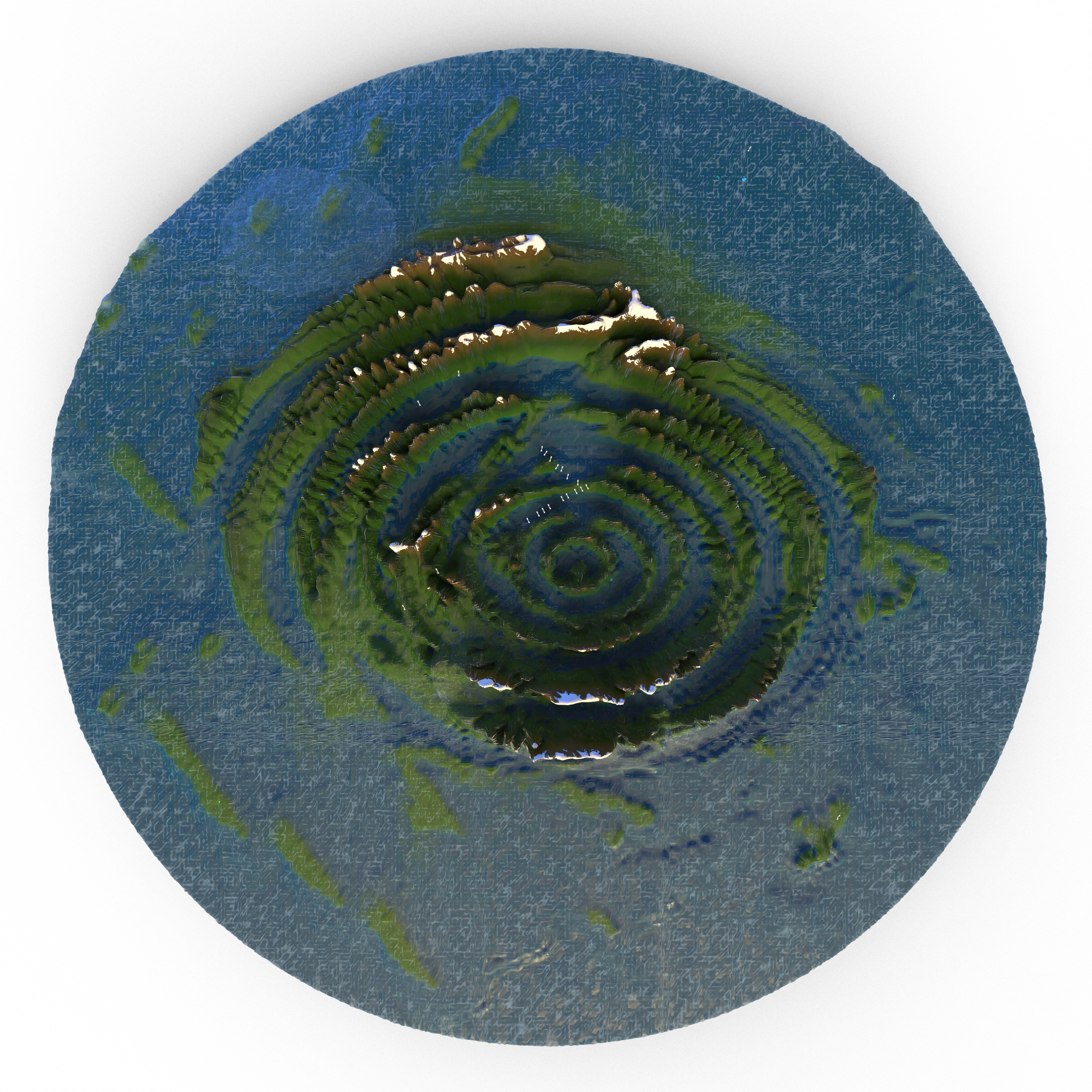 Nature, snow mountain, keyshot，