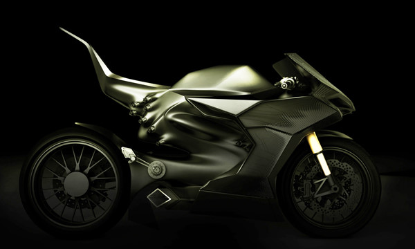 Concept Car，Motorcycle，Hand drawn，Rendering，