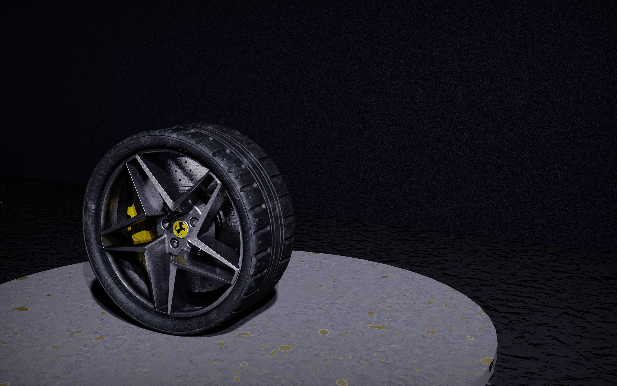 Sports car modeling and rendering exercise，