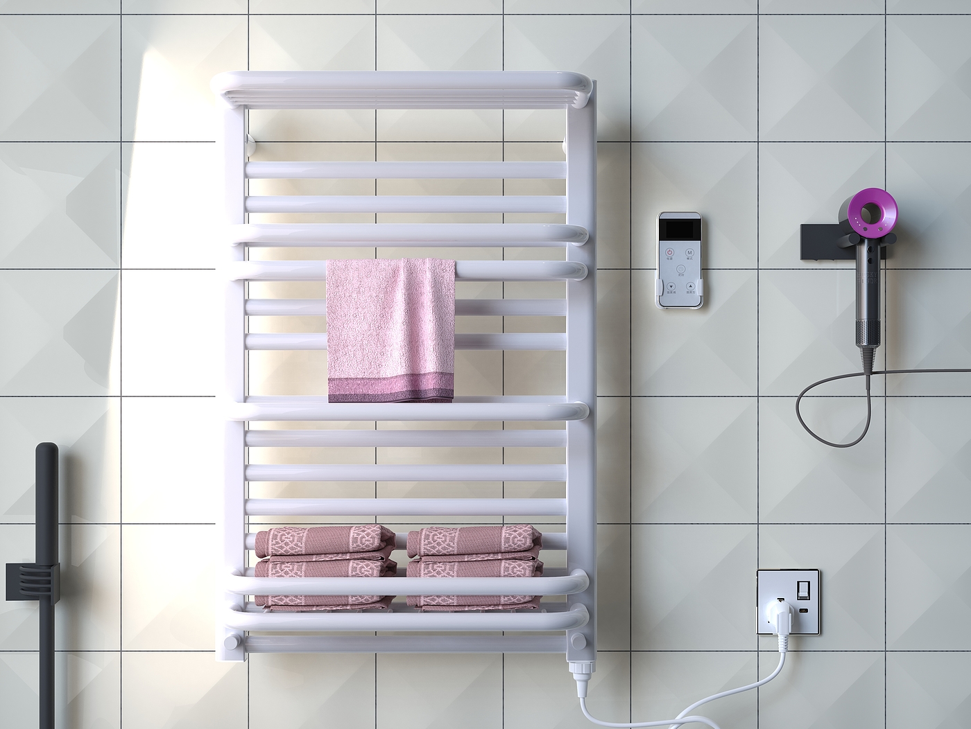 Electric towel rack，