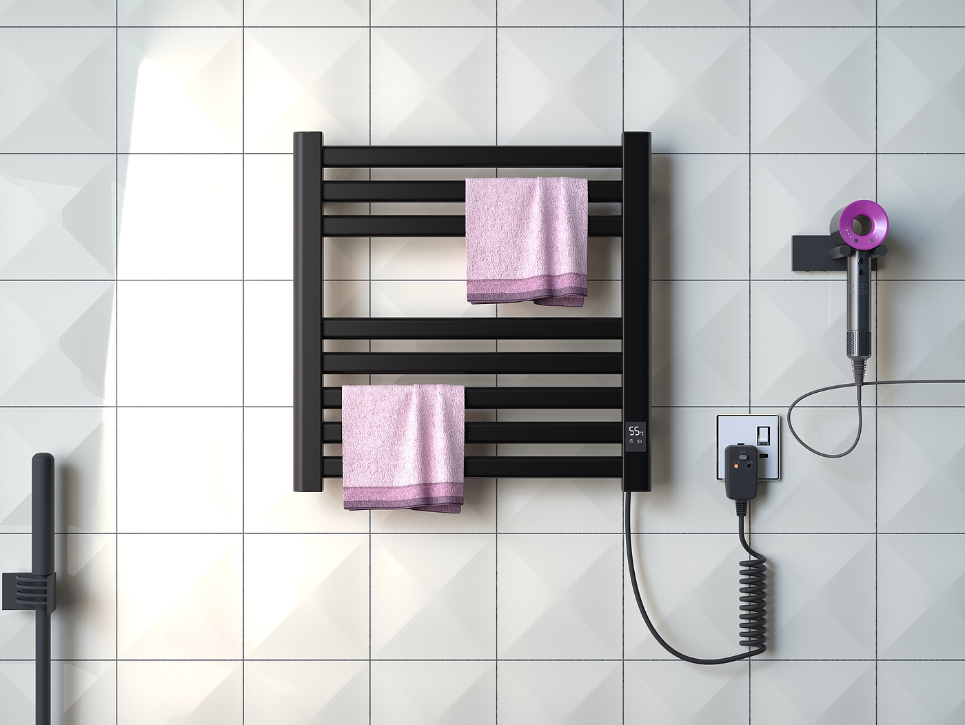 Electric towel rack，