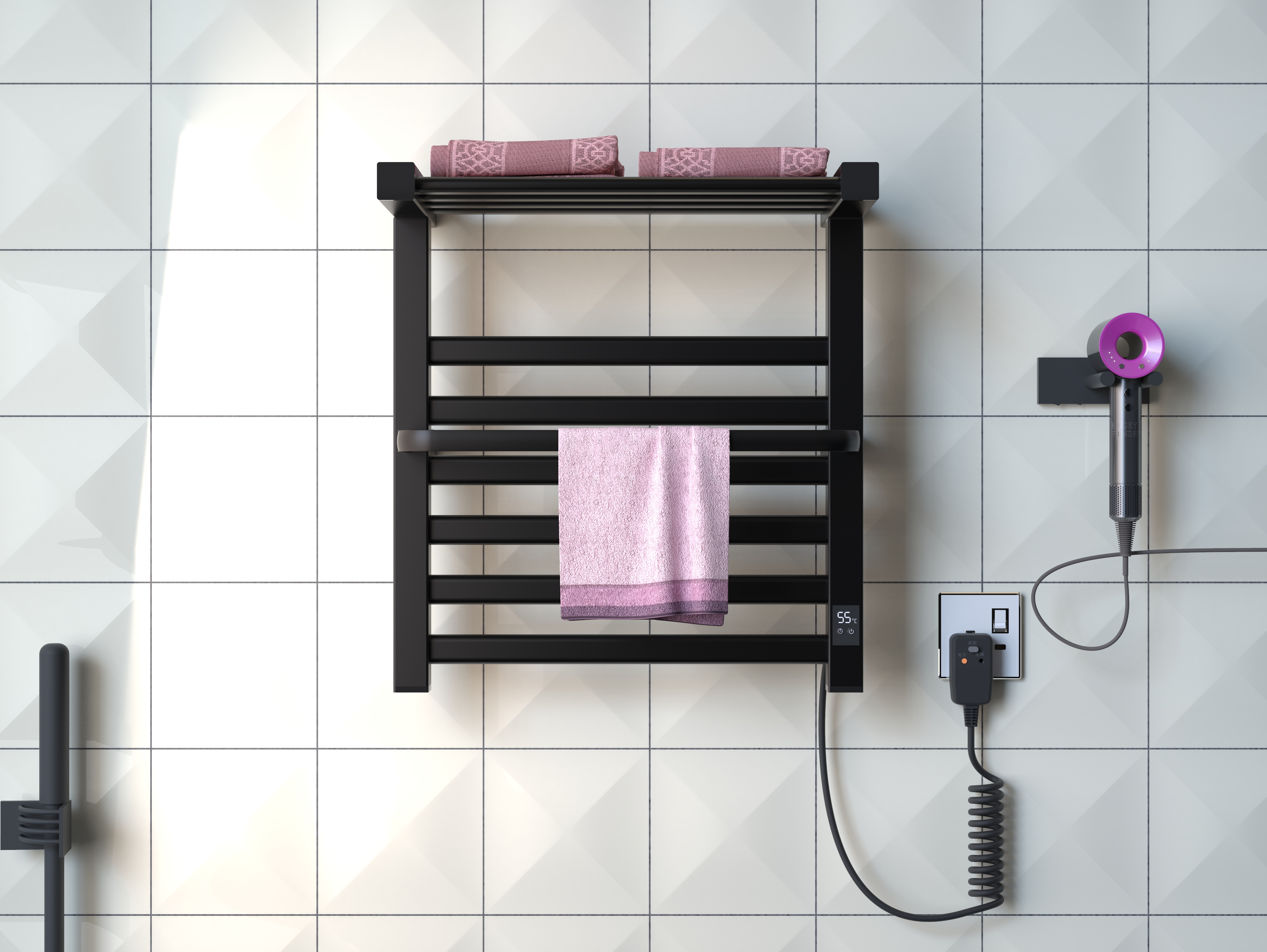 Electric towel rack，