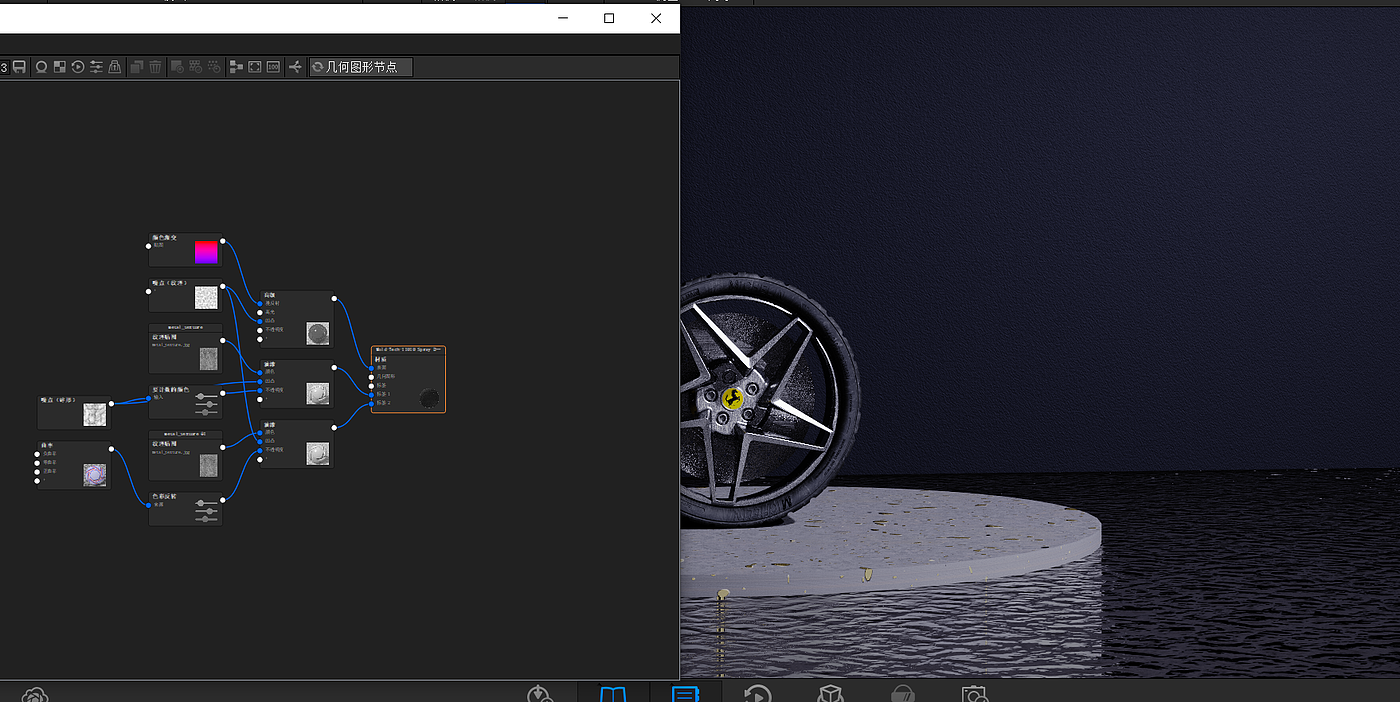 Sports car modeling and rendering exercise，