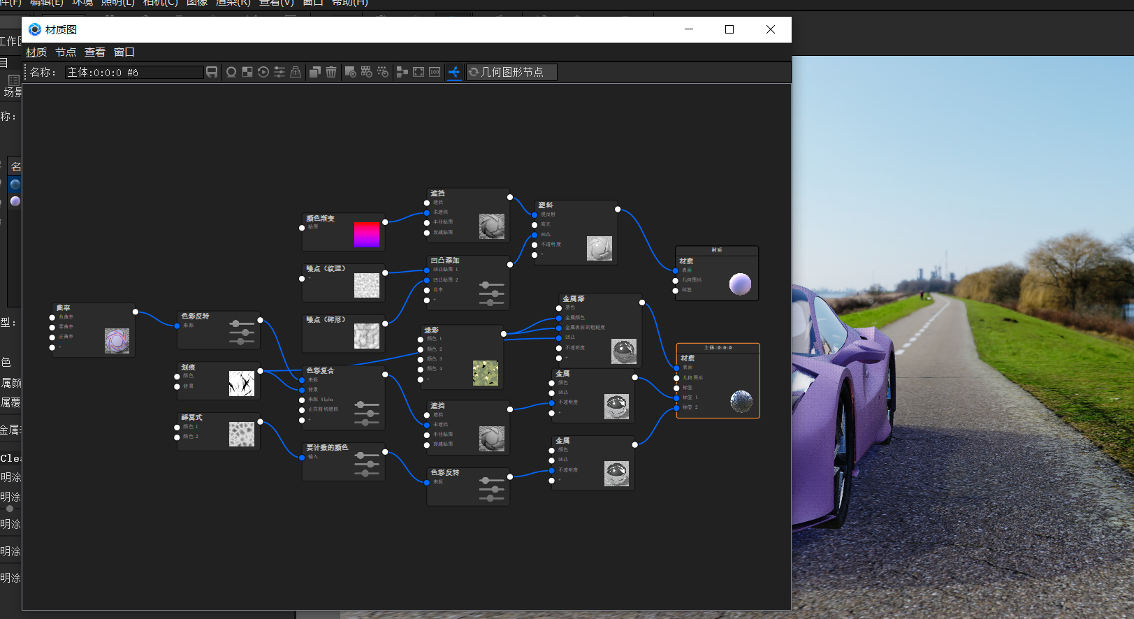 Sports car modeling and rendering exercise，