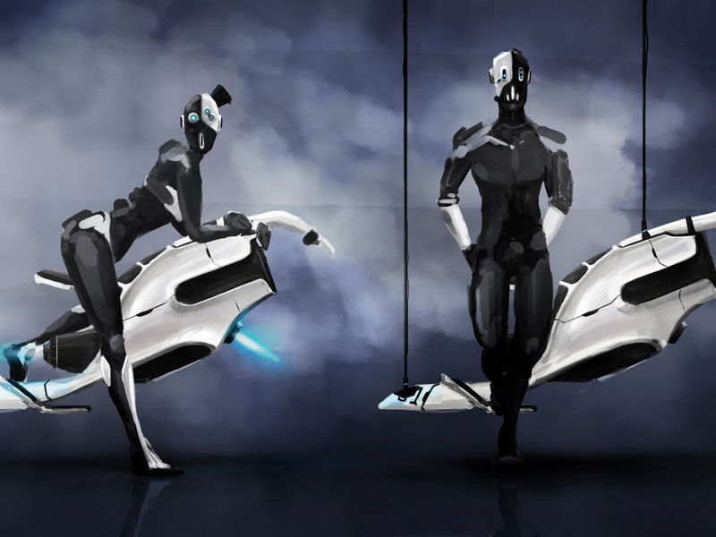 Concept Car，Motorcycle，Hand drawn，Rendering，