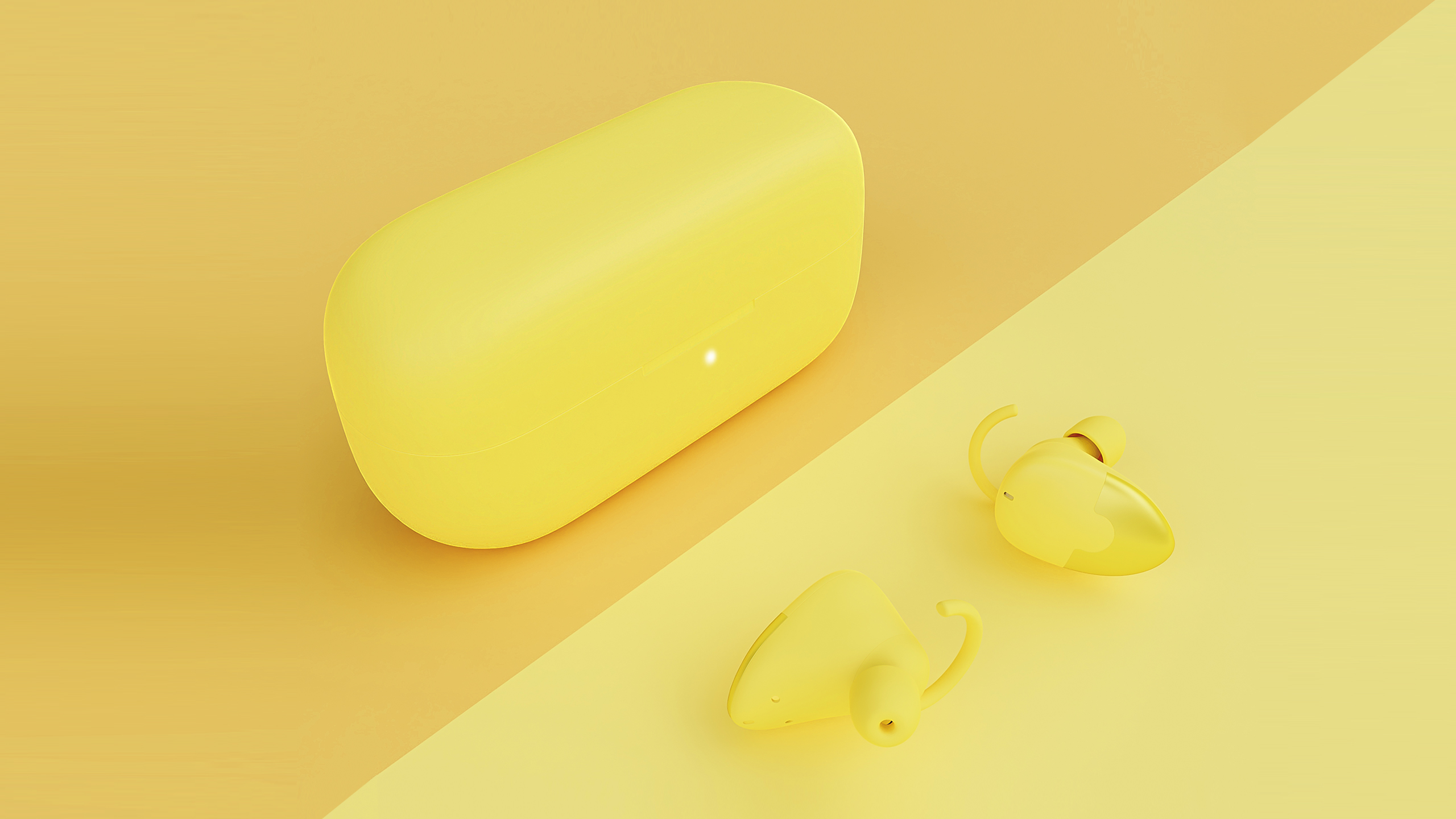 headset，Earphone design，Render，