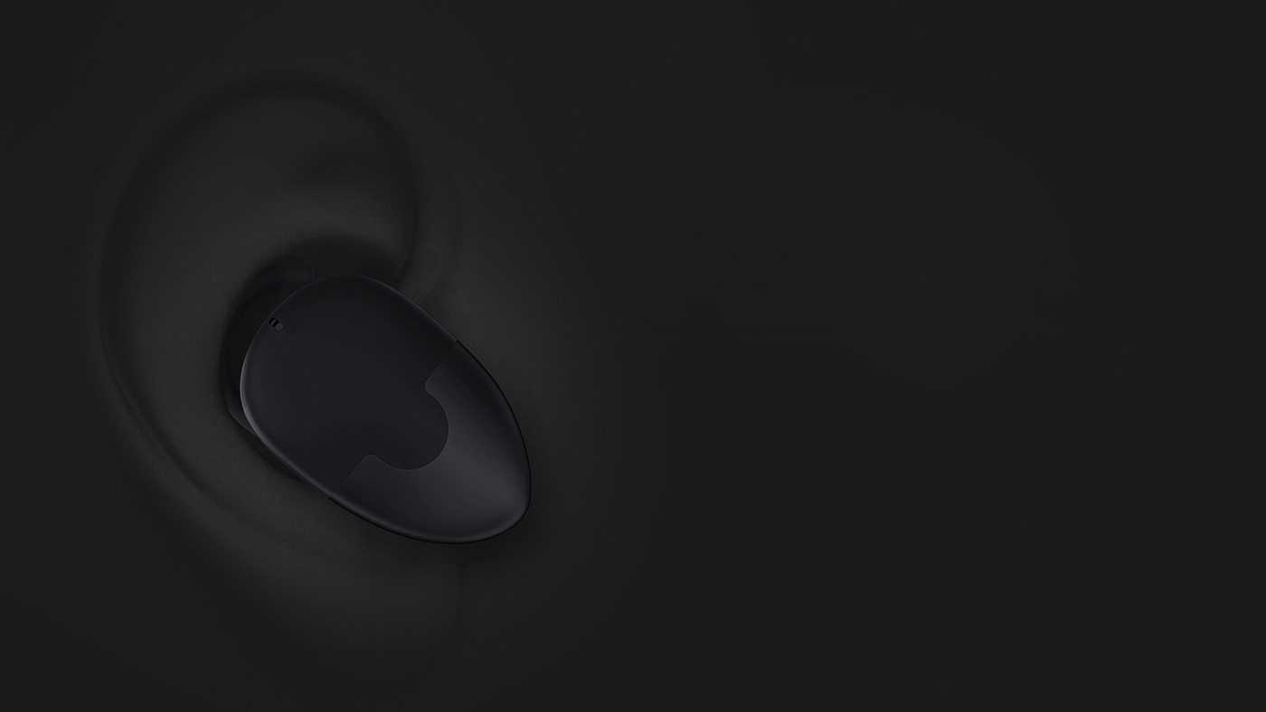 headset，Earphone design，Render，