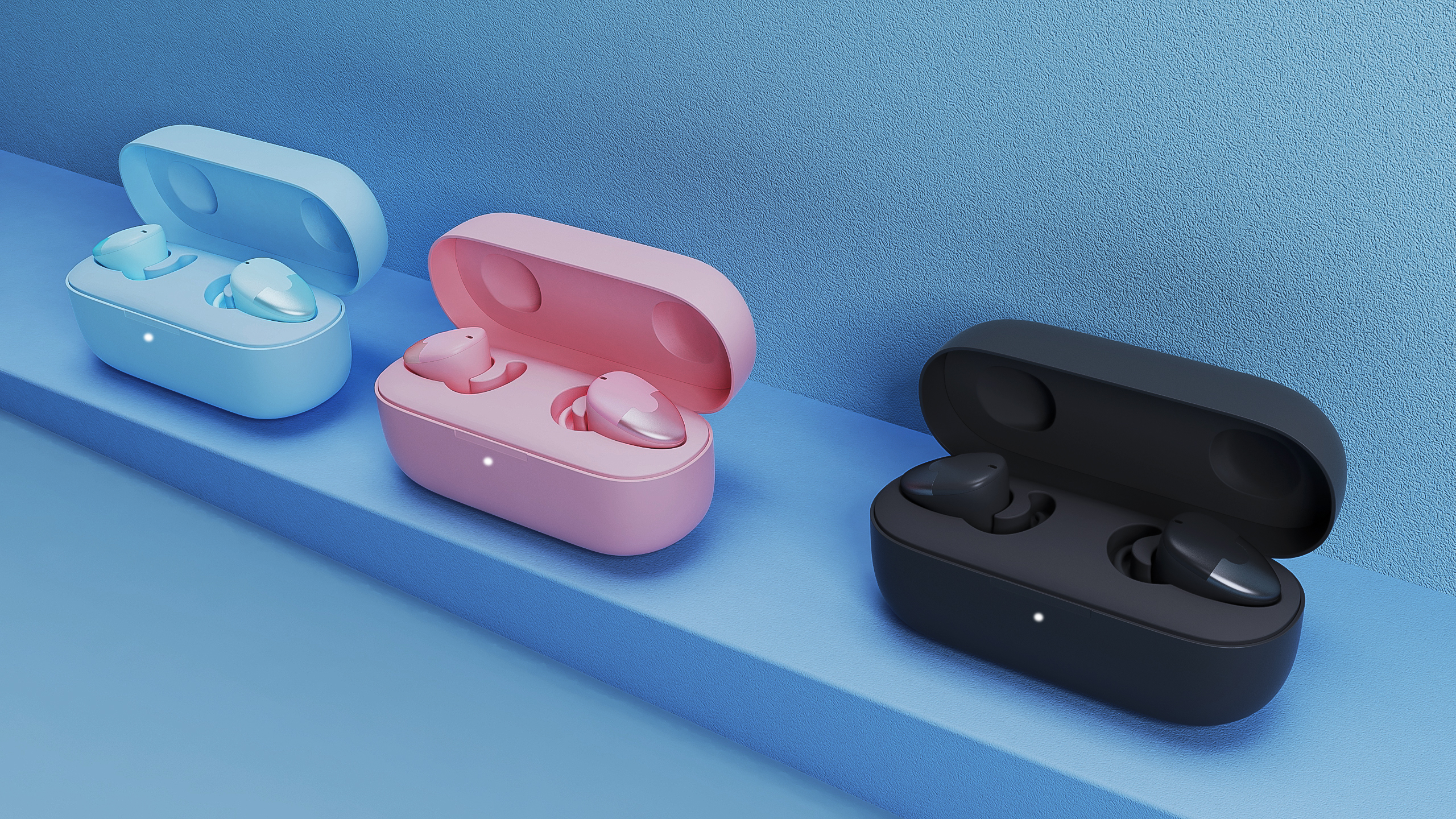 headset，Earphone design，Render，