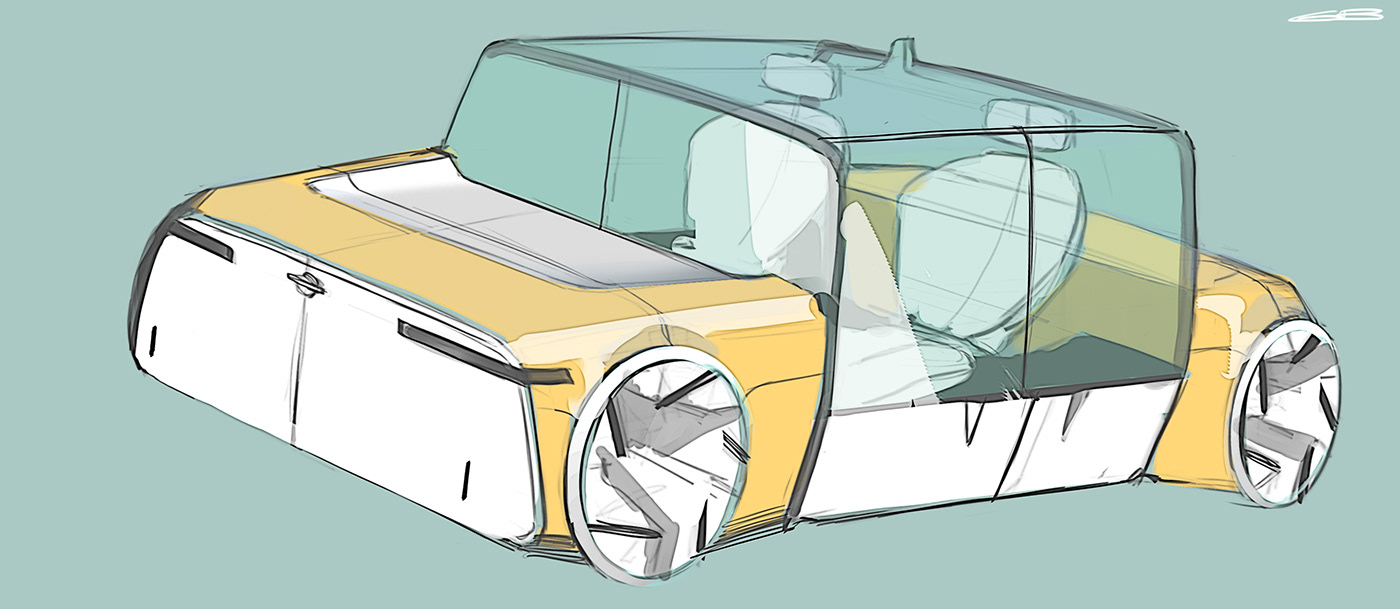 automobile，audi，Hand drawn，sketch，