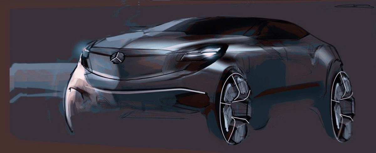 automobile，audi，Hand drawn，sketch，