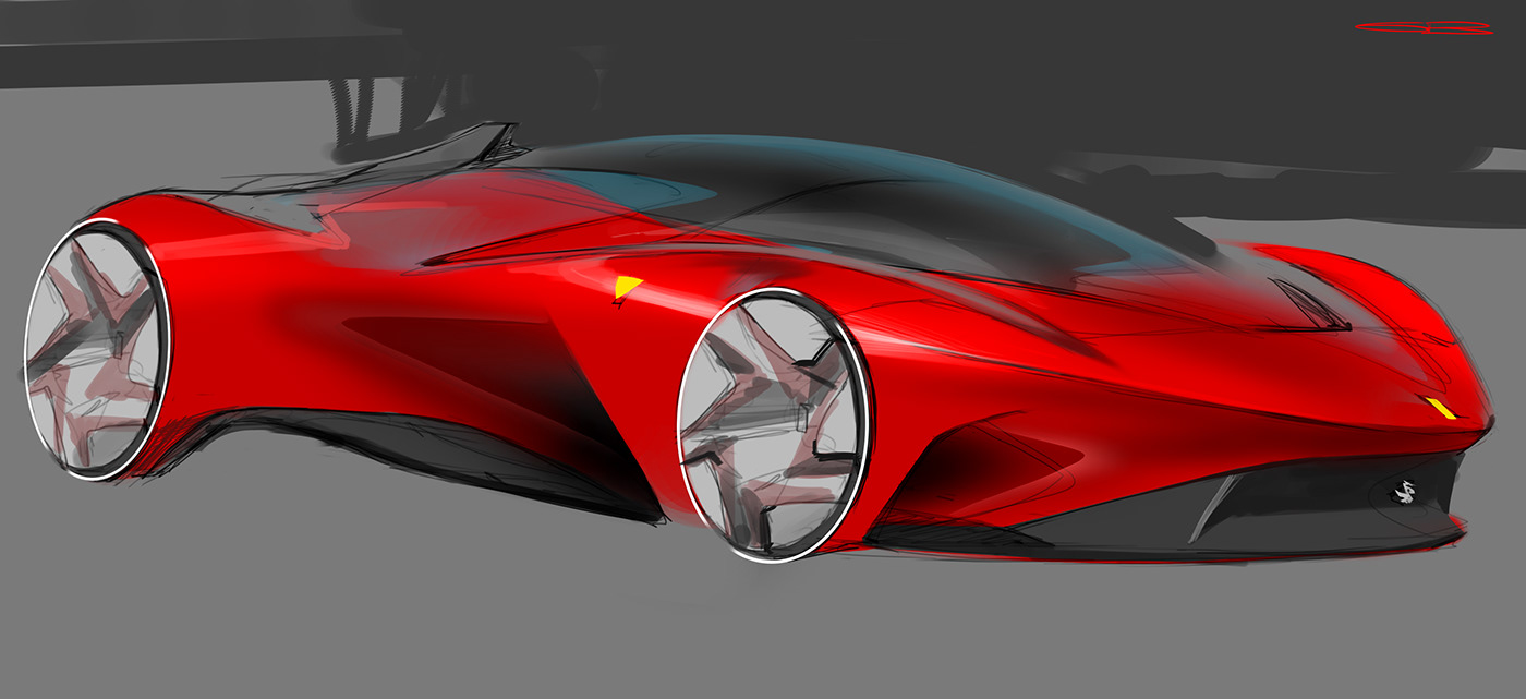 automobile，audi，Hand drawn，sketch，