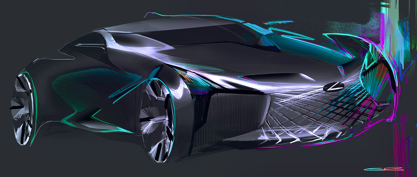 automobile，audi，Hand drawn，sketch，