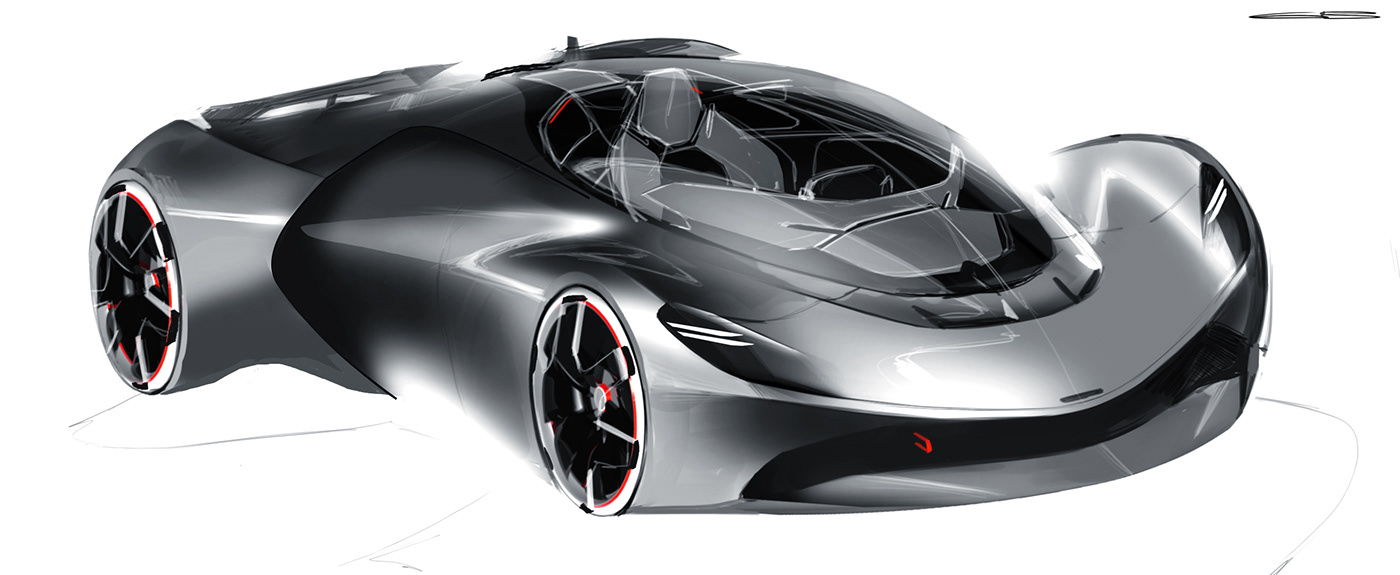 automobile，audi，Hand drawn，sketch，