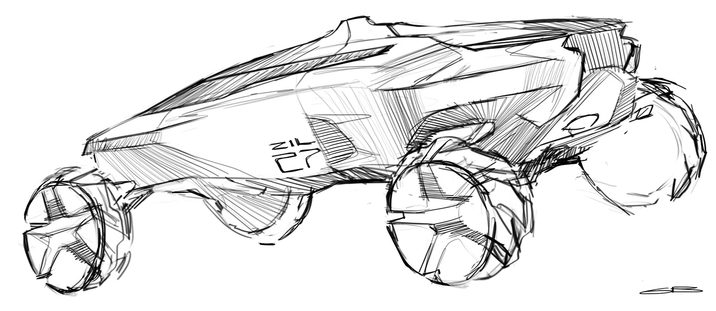 automobile，audi，Hand drawn，sketch，