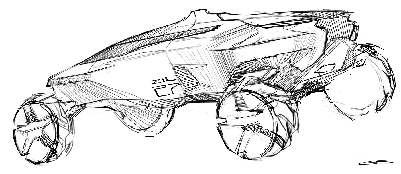 automobile，audi，Hand drawn，sketch，