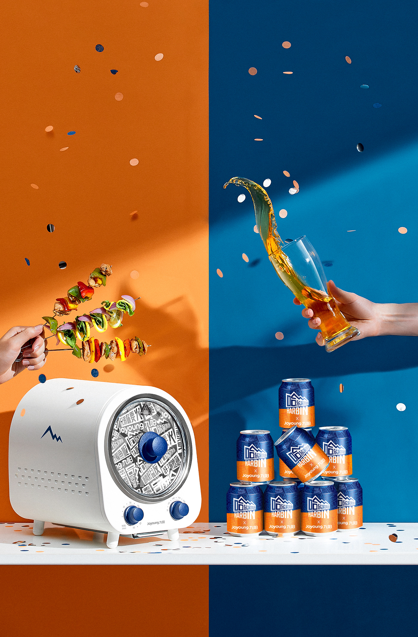 Kebab roaster，young，rotate，fashion，Photography，