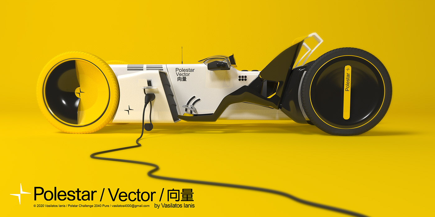 automobile，concept，Polestar Vector，