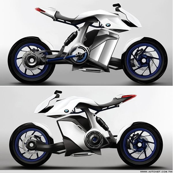 Concept Car，Motorcycle，Hand drawn，Rendering，