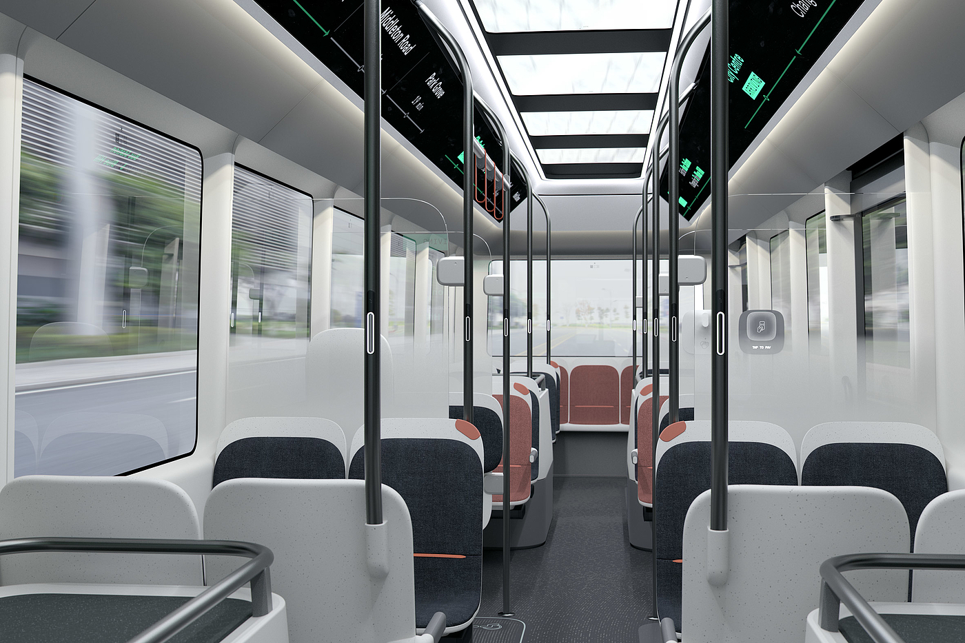 Arrival，Zero emission bus，Configurable seats，