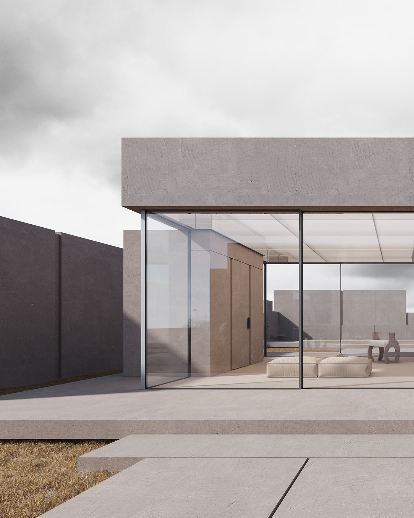 Introvert，residence，geometry，Interior design，