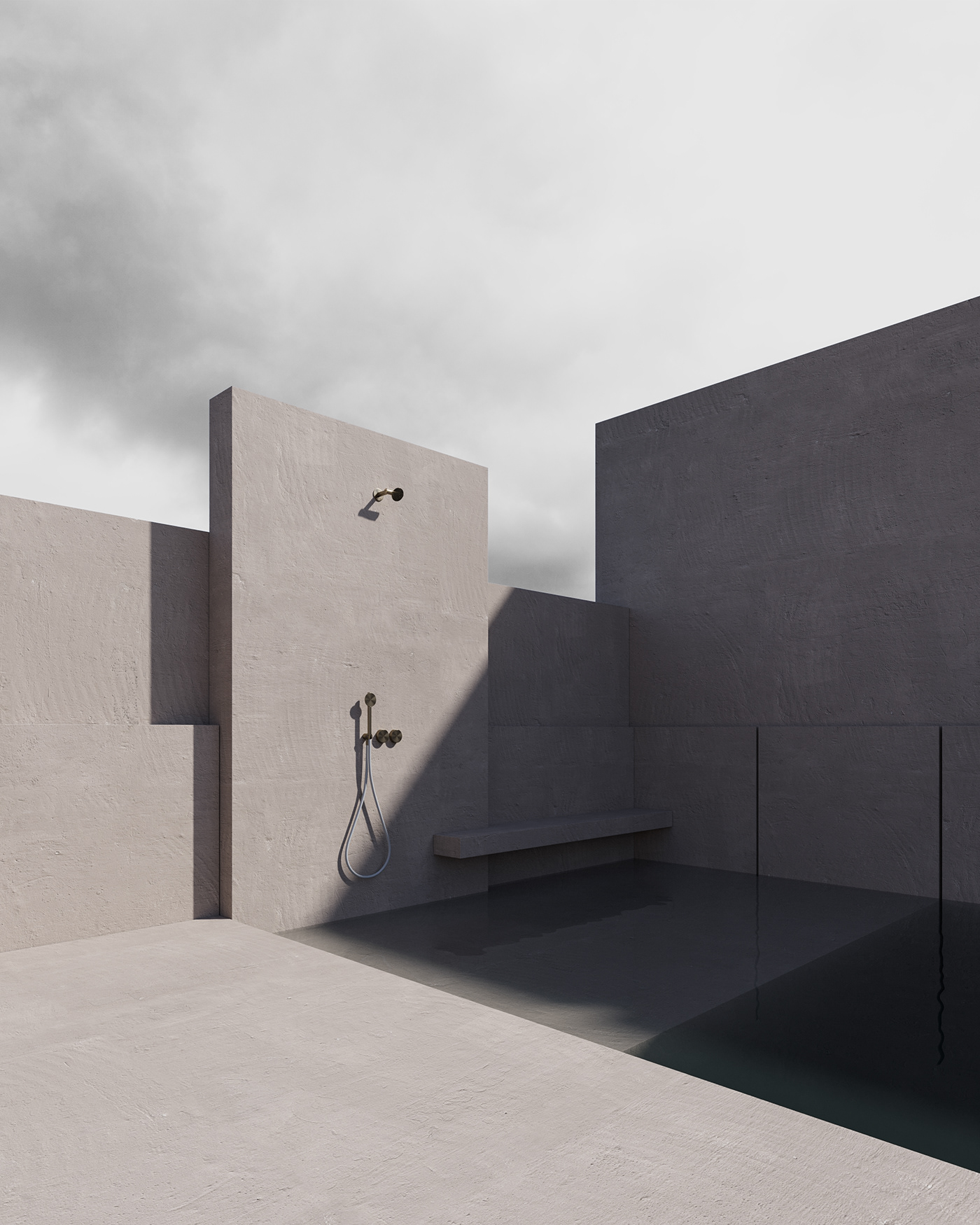 Introvert，residence，geometry，Interior design，