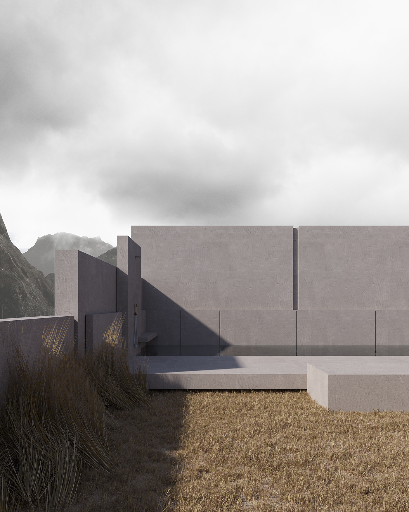 Introvert，residence，geometry，Interior design，