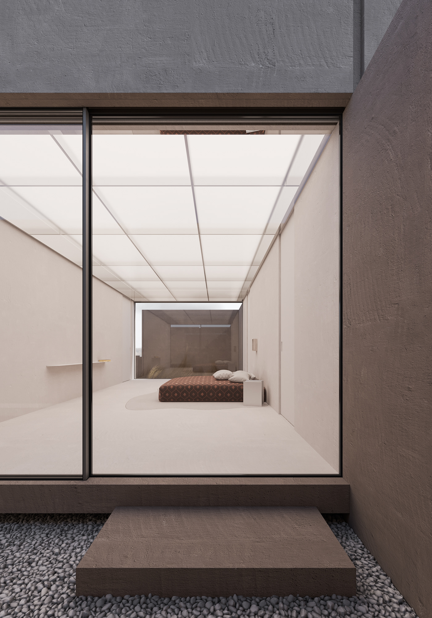 Introvert，residence，geometry，Interior design，