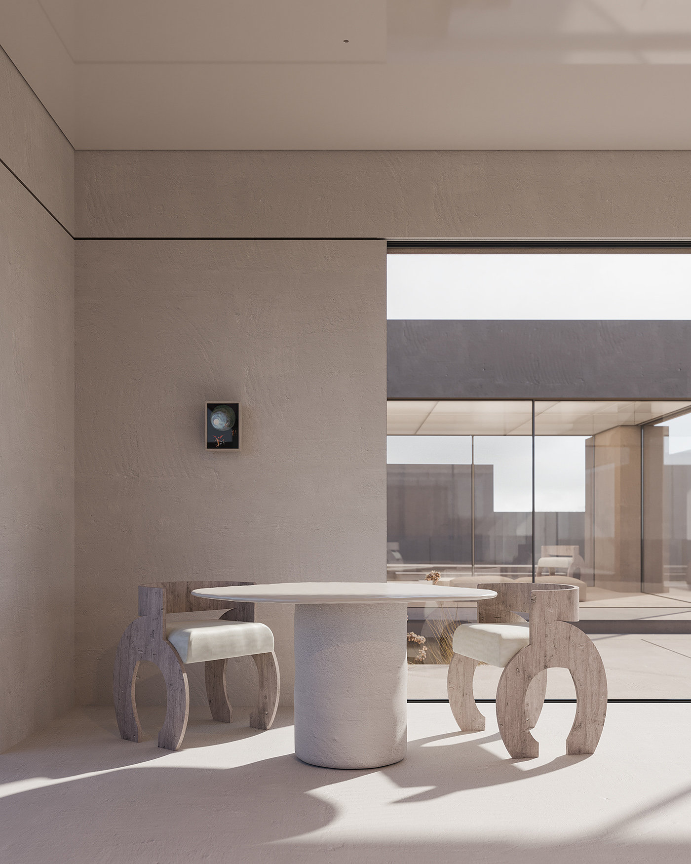 Introvert，residence，geometry，Interior design，