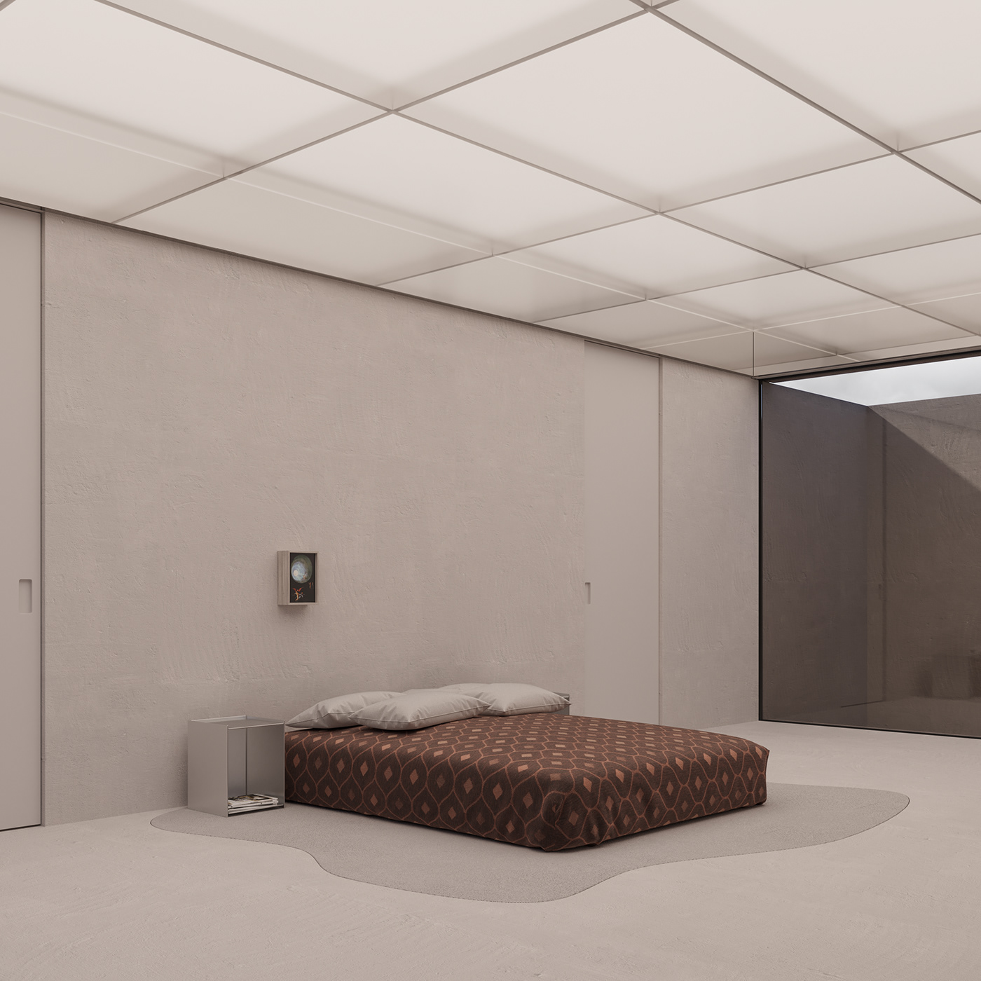 Introvert，residence，geometry，Interior design，