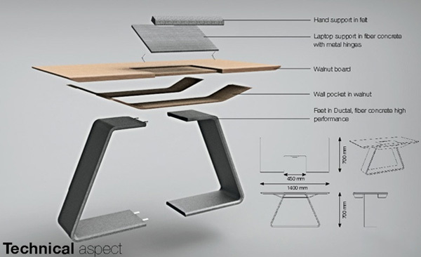 product design，industrial design，Table，comfortable，Office Supplies，