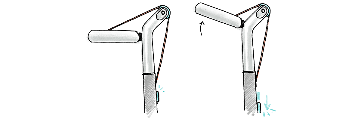 Pulley Lamp，Pulley lamp，Structure sketch，