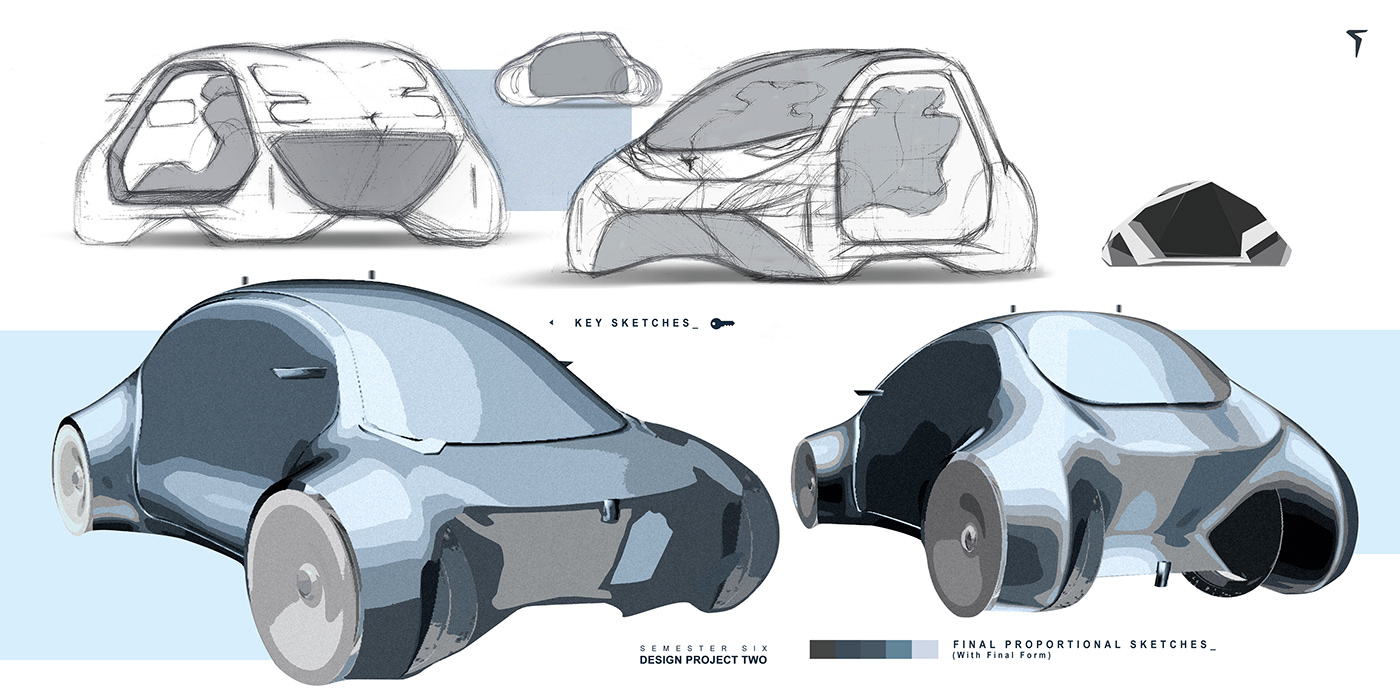 automobile，Commuter car，concept，two thousand and twenty-five，Hand drawn，