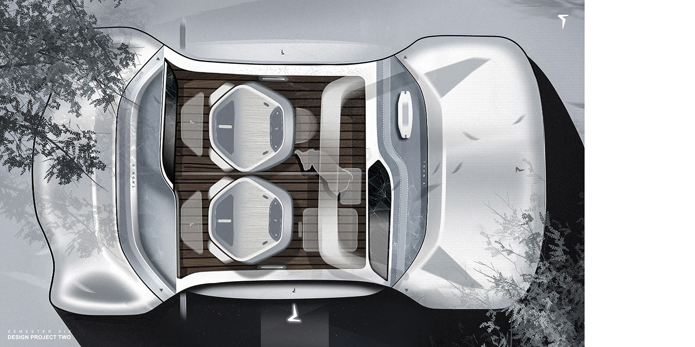 automobile，Commuter car，concept，two thousand and twenty-five，Hand drawn，