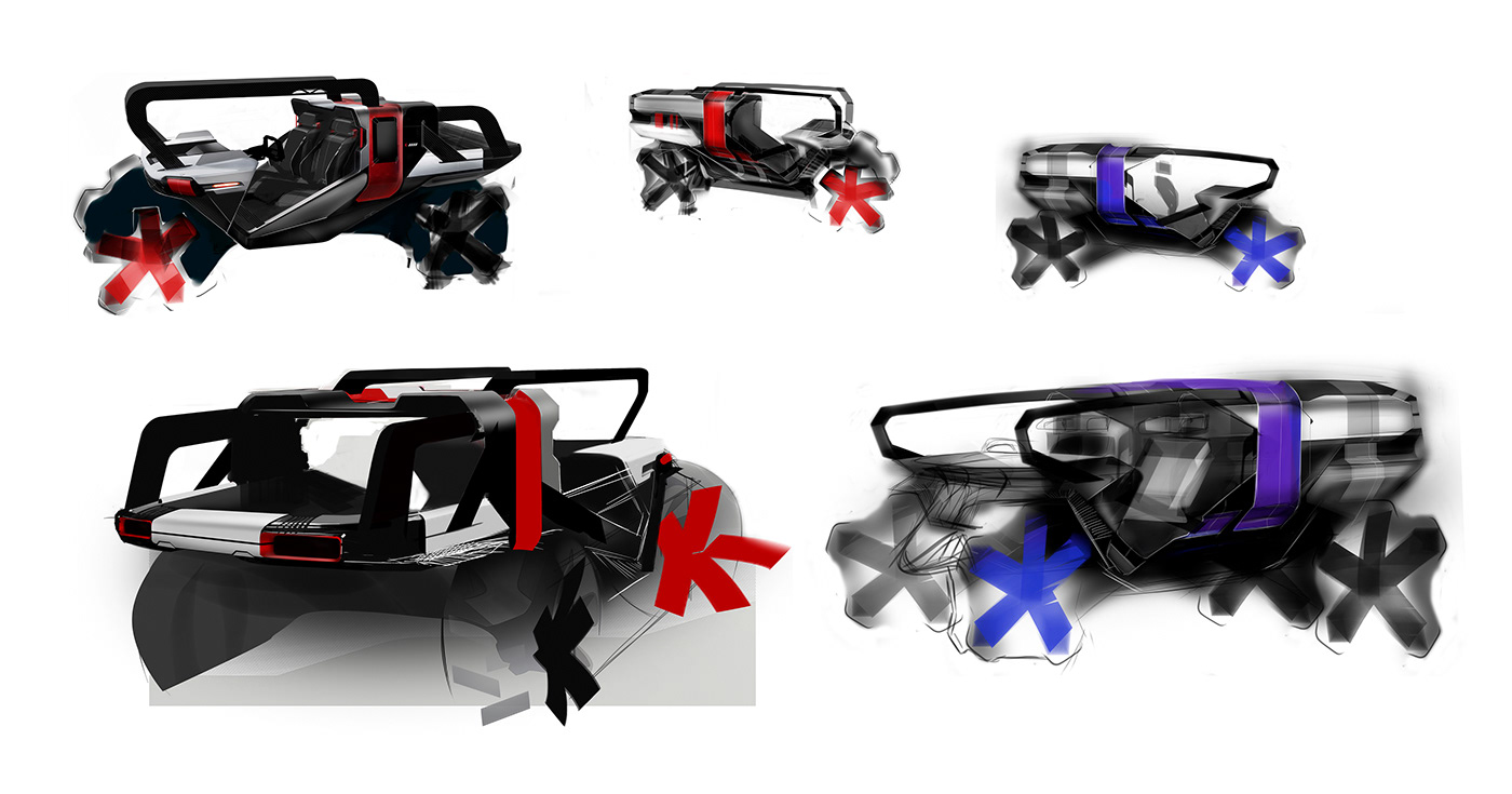 Side by side，Michael Timofeev，Off-road vehicle，conceptual design，black，