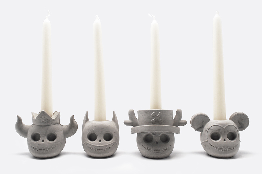 product design，industrial design，Candlestick，concrete，Toys，