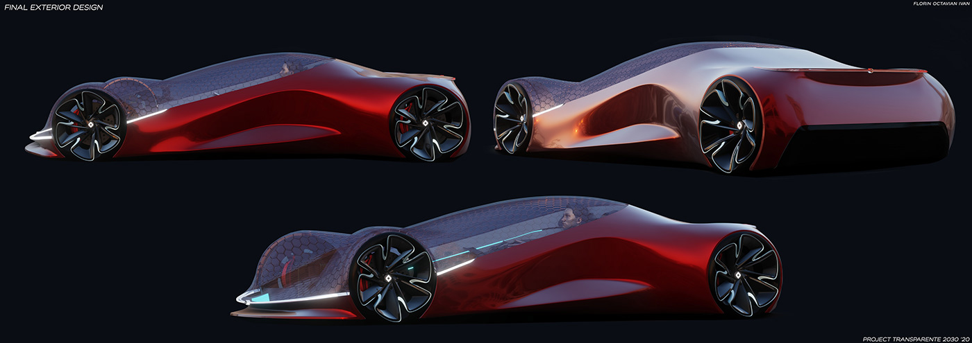 automobile，Electric，future，concept，transport，