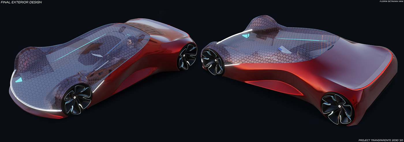 automobile，Electric，future，concept，transport，