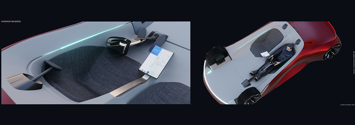 automobile，Electric，future，concept，transport，