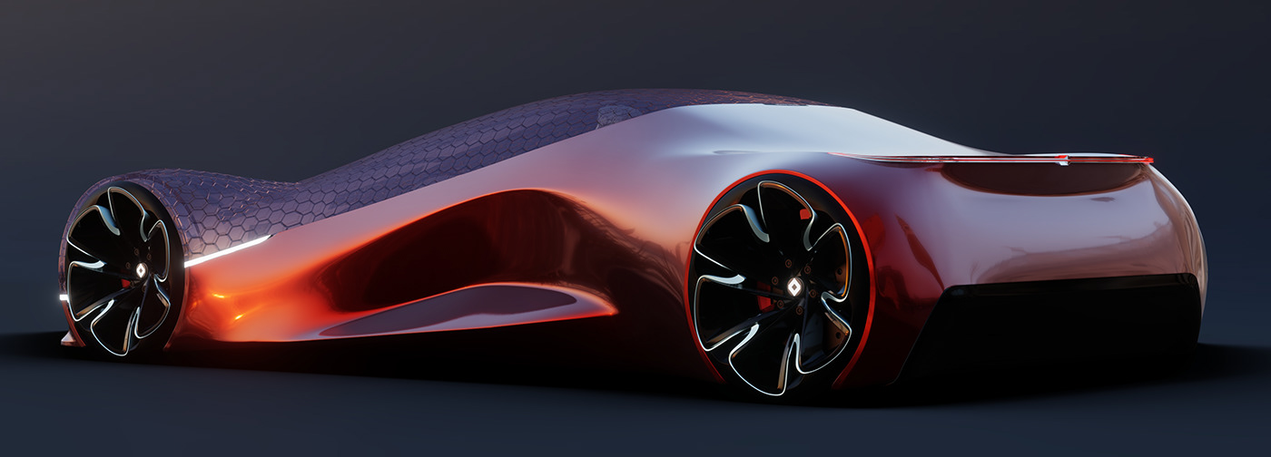 automobile，Electric，future，concept，transport，