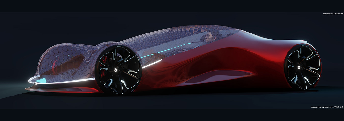 automobile，Electric，future，concept，transport，